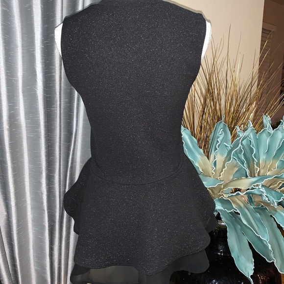 Mimi Chica sparkly black sleeveless top - Picture 9 of 15